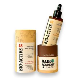 BIO-ACTIVE 25 Intensive Hair Growth Oil by HAIR ACADEMY LONDON | With Rosemary, Batana, Bhringraj, Amla & 25 Potent Botanicals | For Thinning Hair, Scalp Health & Radiant Shine — 100ml