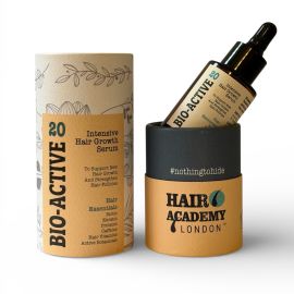 BIO-ACTIVE 20 Intensive Hair Growth Serum by HAIR ACADEMY LONDON | With Biotin, Keratin, Caffeine, Hair Vitamins & 20 Plant-Based Botanicals | Strengthens Follicles & Supports New Growth - 30ml